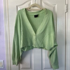 Urban Outfitters mint green cardigan sweater size small